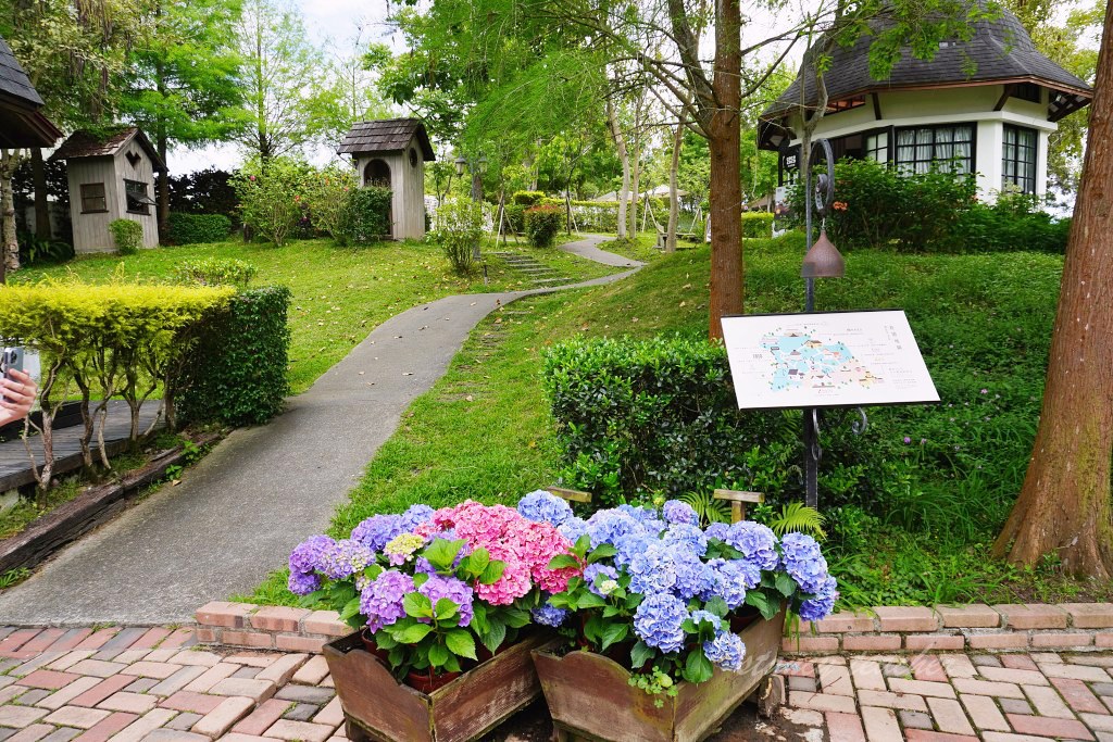 心之芳庭繡球花-超美的南法莊園還有許願池讓你一秒飛歐洲