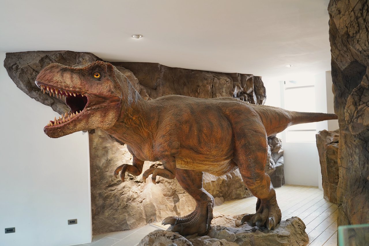 澎湖免費景點｜小門地質館探索館，免門票親子同遊探索侏羅紀公園還可以跟恐龍拍網美照