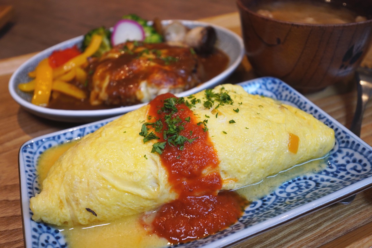 糀日和 Kouji Cafe 中山捷運站早午餐 不只日式洋食套餐好吃，單點漢堡排義大利麵都很強