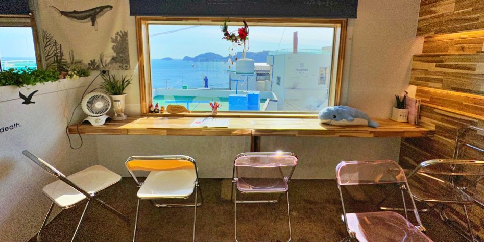 白險灘文化壁畫村 無人咖啡廳 韓國版聖托里尼大片玻璃窗海岸美景舒適文青小秘境 @Stancy teacher 美味異想世界