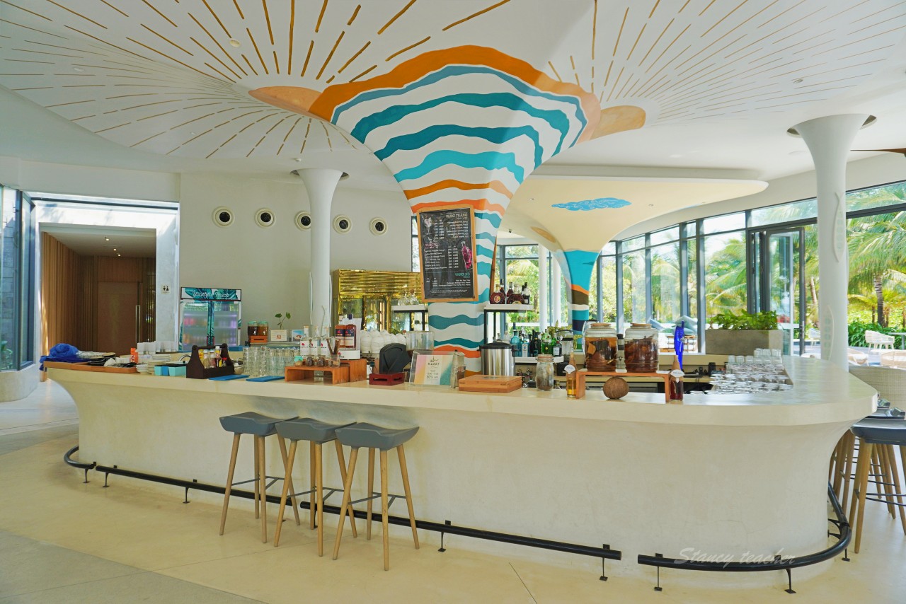 富國島飯店｜Premier Residences Phu Quoc Emerald Bay，私人沙灘超大水道小朋友遊戲室度假超級爽