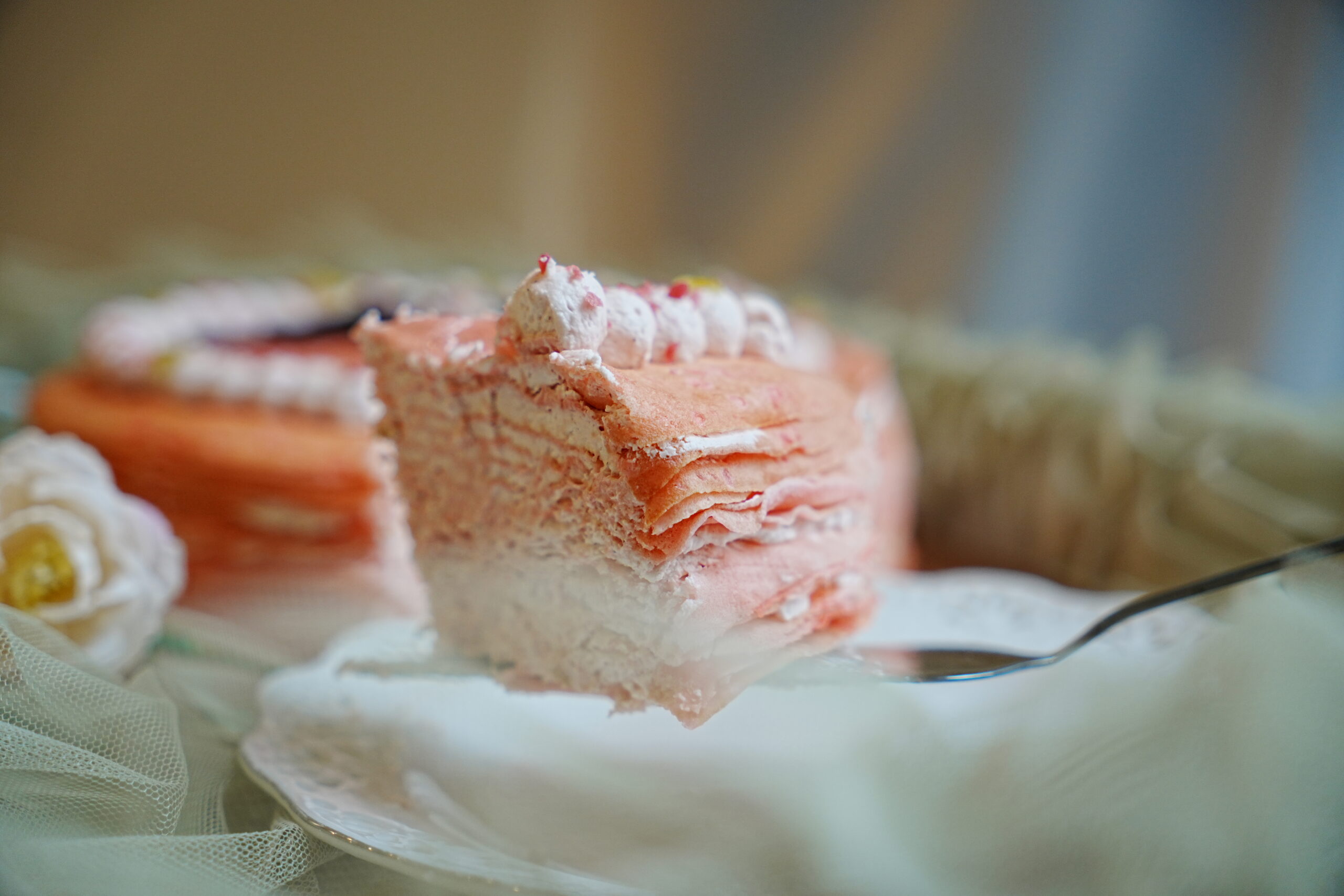 皮皮手作千層蛋糕-台北千層蛋糕推薦，櫻花千層蛋糕櫻花季限定必吃口味
