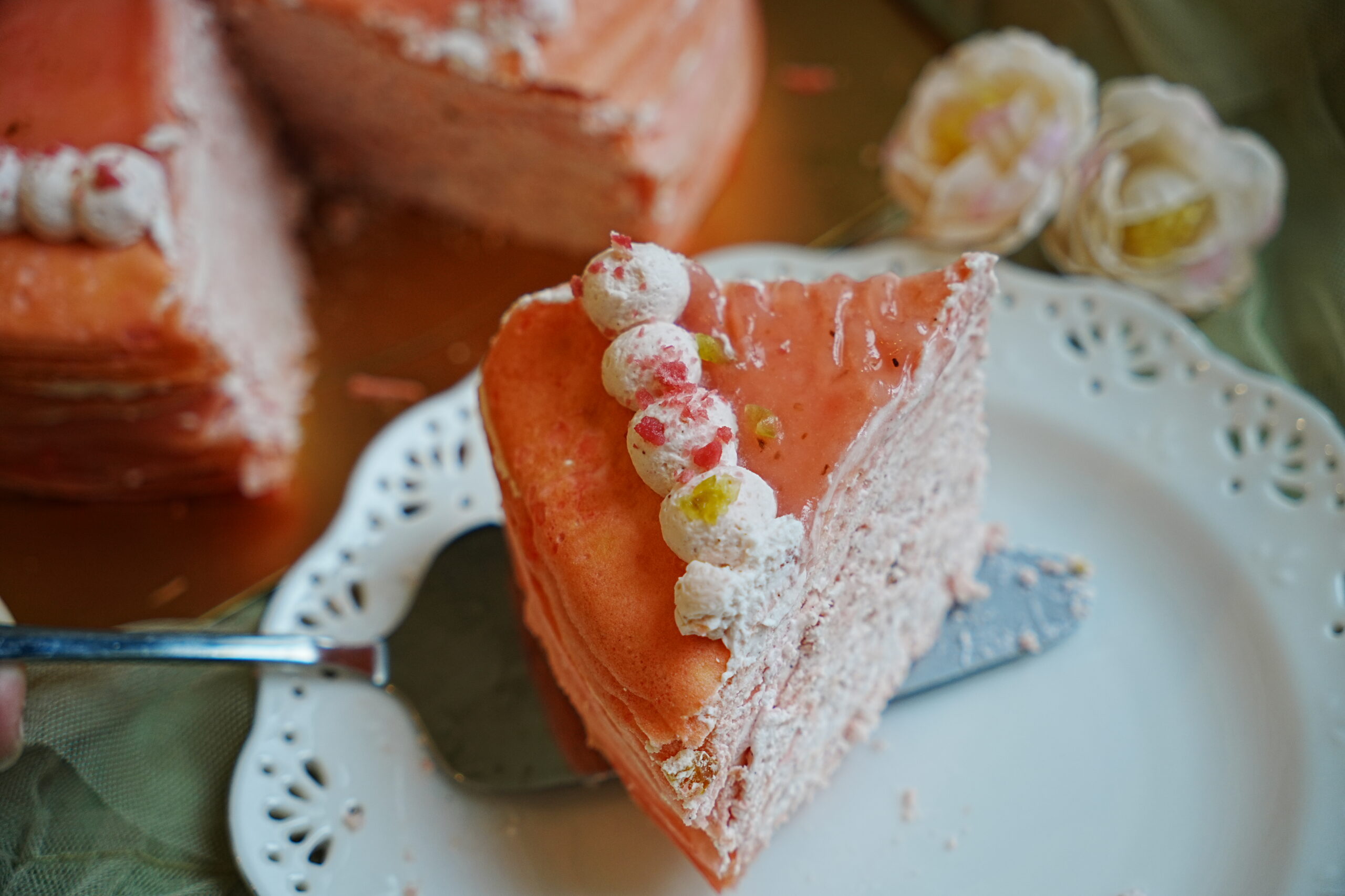 皮皮手作千層蛋糕-台北千層蛋糕推薦，櫻花千層蛋糕櫻花季限定必吃口味