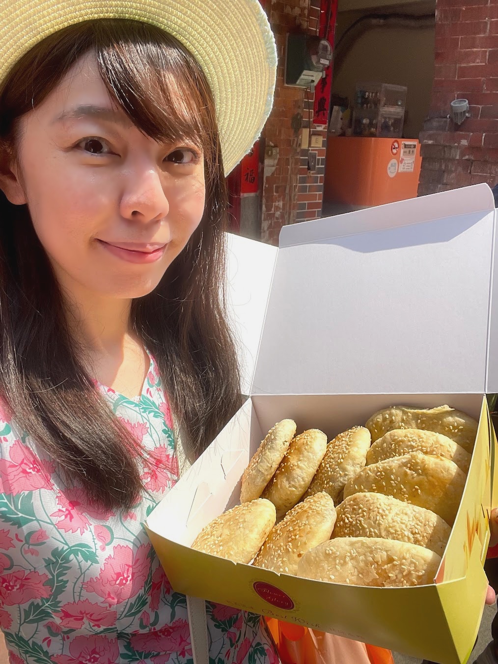 三寶齋燒餅｜金門模範街美食鹹甜口味都要吃週三公休不要白跑